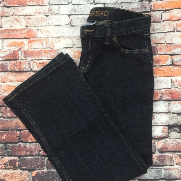 LANDS’ END Women’s  Curvy Boot Cut Jeans - Picture 4 of 6
